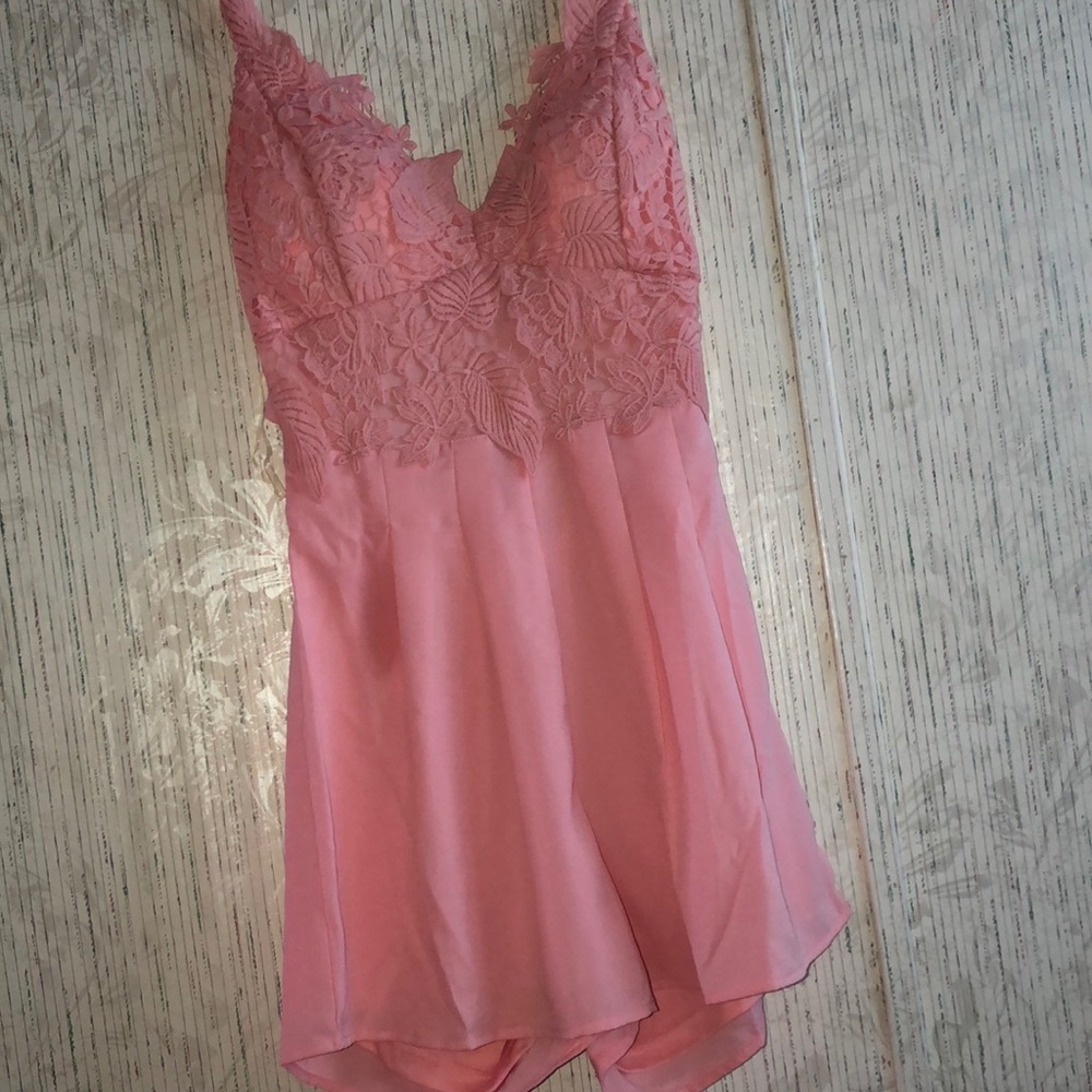 Fashion nova pink romper